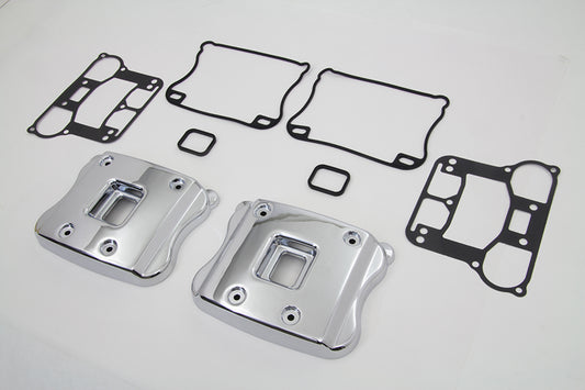 HARLEY Smooth Rocker Box Cover Set fits 2004-UP XL,