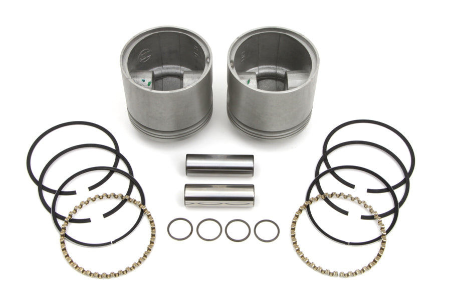 HARLEY 1000cc Piston Set .010 Oversize fits 1972-1985 XL,