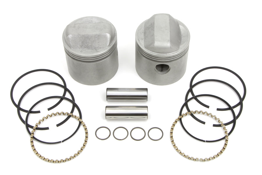 HARLEY 1000cc Piston Set .010 Oversize fits 1972-1985 XL,