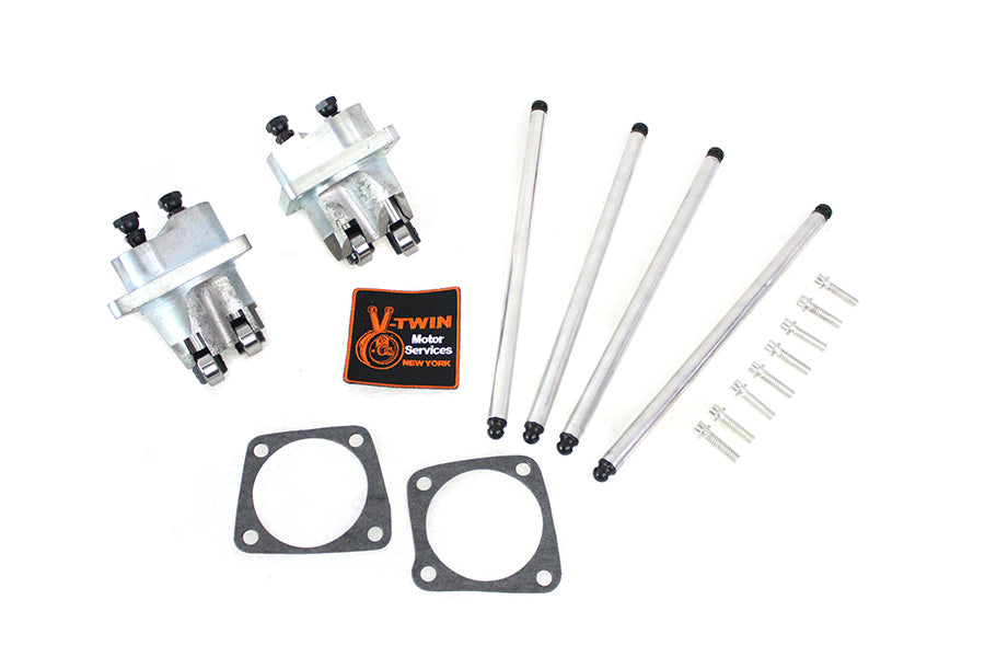 HARLEY Sifton Solid Tappet Kit Alloy Finish fits 1948-1965 FL,