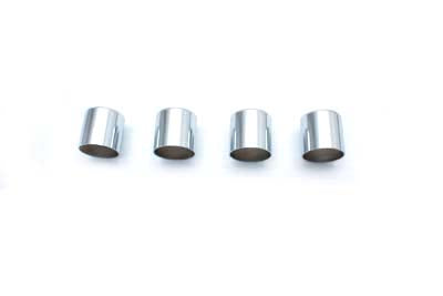 HARLEY Pushrod Cover Spring Cup Set Chrome fits 1936-1940 EL, 1941-1984 FL, 1971-1984 FX, 1979-2016 FLT, 1979-2016 FLT, 1984-2017 FXST, 1