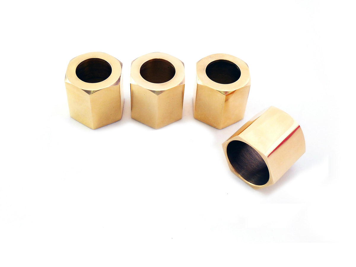 HARLEY Pushrod Cover Cup Set Brass fits 1941-1984 FL, 1971-1984 FX, 1979-2016 FLT, 1984-2017 FXST, 1984-1994 FXR, 1979-2016 FLT, 1986-201