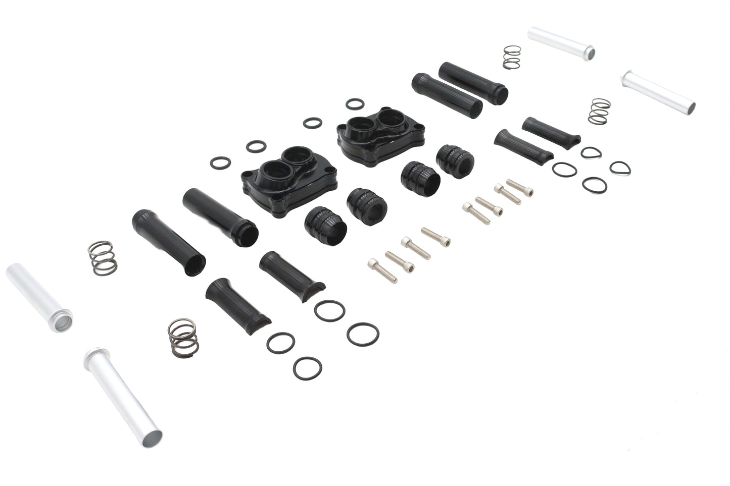 M8 Pushrod Cover Kit Black FITS FXST 2018-UP FLST 2018-UP FLT 2017-UP