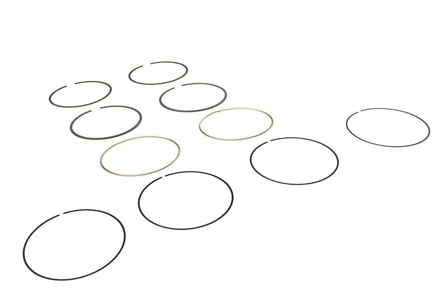 HARLEY 107 inch M8 Moly Piston Ring Set Standard fits 2019-2020 FLHT, 2018-2020 FLDE, 2018-2020 FLSB, 2018-2020 FLSL, 2018-2020 FXBB, 2018-