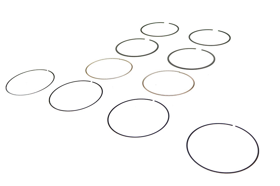 HARLEY 107 inch M8 Moly Piston Ring Set Standard fits 2019-2020 FLHT, 2018-2020 FLDE, 2018-2020 FLSB, 2018-2020 FLSL, 2018-2020 FXBB, 2018-
