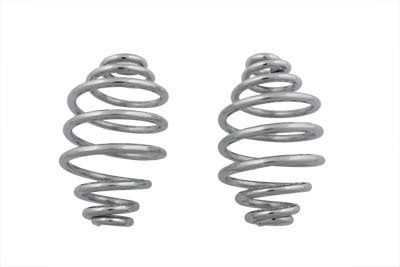 HARLEY Chrome 5 inch Seat Spring Set fits 0- Custom, application