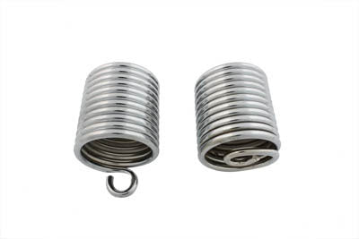 HARLEY Chrome Auxiliary Seat Spring Set fits 1936-1952 WL, 1936-1940 EL, 1937-1948 UL, 1941-1957 FL,
