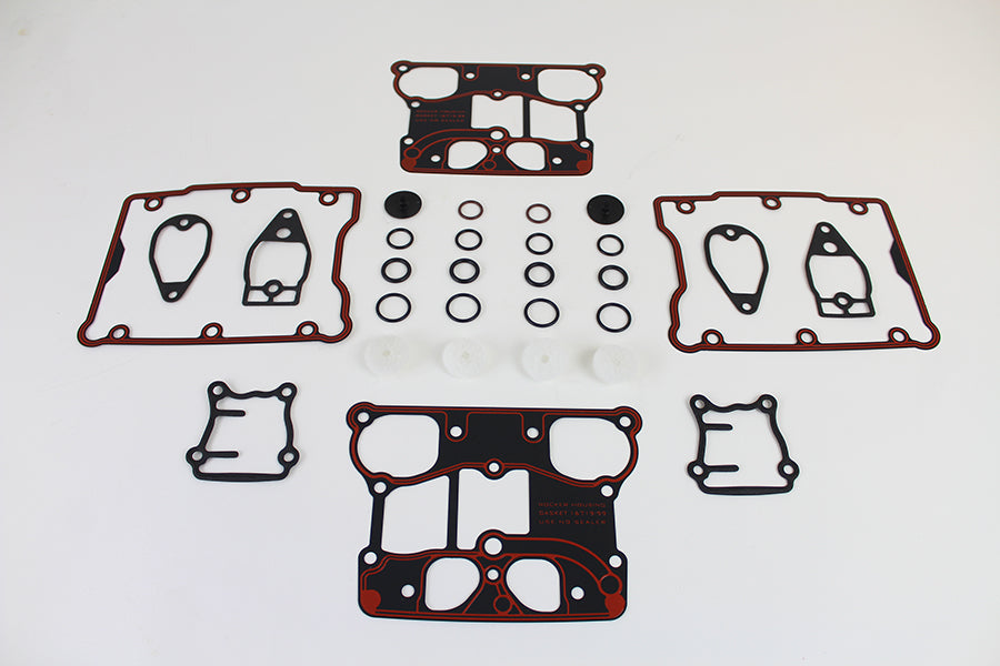 HARLEY Rocker Box Seal Kit fits 1999-2017 FXST, 1999-2017 FLST, 1999-2017 FXD, 1999-2016 FLT,