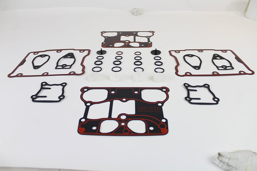 HARLEY Rocker Box Seal Kit fits 1999-2017 FXST, 1999-2017 FLST, 1999-2017 FXD, 1999-2016 FLT,