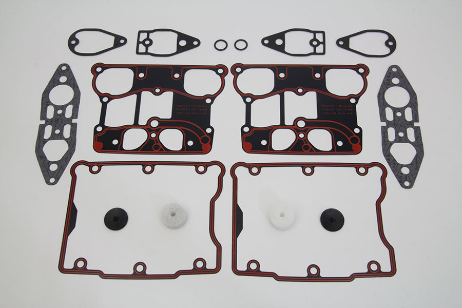 HARLEY Rocker Box Gasket Kit fits 1999-2017 FXST, 1999-2017 FLST, 1999-2017 FXD, 1999-2016 FLT,
