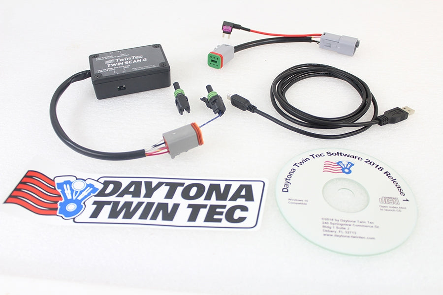 HARLEY Twin Scan 4 Tool fits 2011-2018 FLST, 2011-2018 FXST, 2012-2017 FXD, 2014-UP XL, 2014-UP FLT, models with CAN data bus (all models w/6