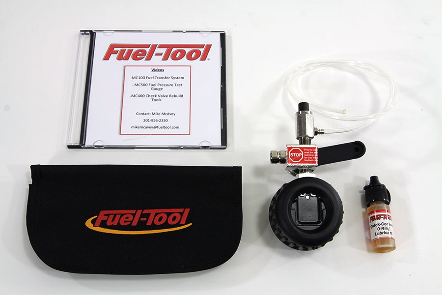 HARLEY Fuel Pressure Check Gauge Tool fits 0- All, models with EFI