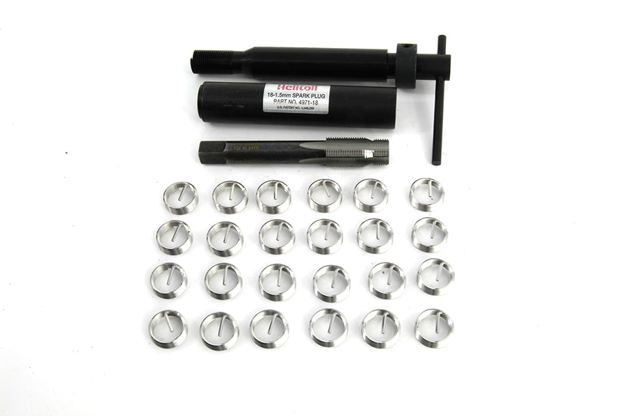 HARLEY Thread Repair Kit for Spark Plugs fits 0- All, models