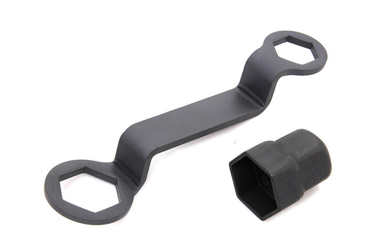 HARLEY Parkerized 18mm Spark Plug Socket Tool Set fits 1937-1948 UL, 1936-1947 EL, 1941-1947 FL, 1936-1947 W, 1936-1947 G,