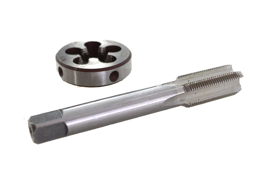 HARLEY 9/16 inch x 24 Tap/Die Tool Set fits 1941-1964 FL,