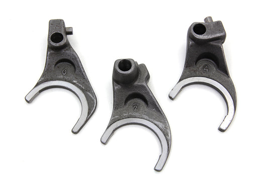 HARLEY Shifter Fork Set fits 1979-2006 FLT, 1979-2006 FLT, 1986-2006 FLST, 1986-2006 FXST, 1982-1994 FXR, 1982-1994 FXR, 1991-2005 FXD,