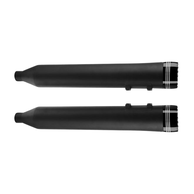 Custom Chrome HARLEY BLACK DEFENDERS STANDARD MUFFLER 95-16 TOURING