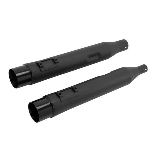 Custom Chrome HARLEY BLACK SUPER TUNER STANDARD MUFFLER 2017-UP TOURING MODELS