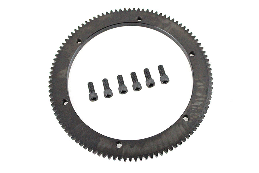 HARLEY 102 Tooth Clutch Drum Starter Ring Gear Bolt-On fits 1998-2006 FXST, 1998-2006 FLST, 1998-2006 FLT, 1998-2006 FXD,