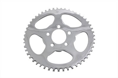 HARLEY Rear Sprocket Flat Chrome 51 Tooth Fits 0- Custom, application