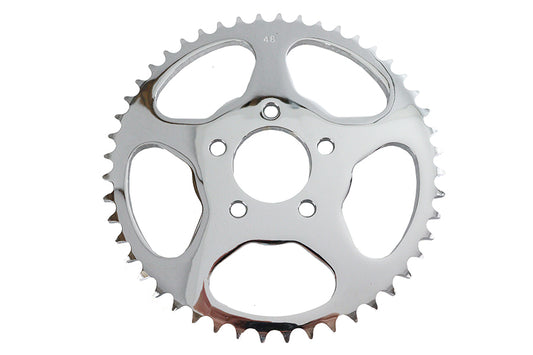 HARLEY Rear Sprocket Flat Chrome 48 Tooth Fits 0- Custom, application