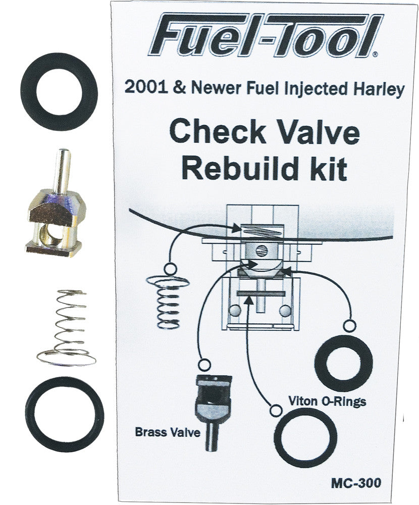 HARLEY FUEL TOOL CHECK VALVE REBUILD KIT MC300