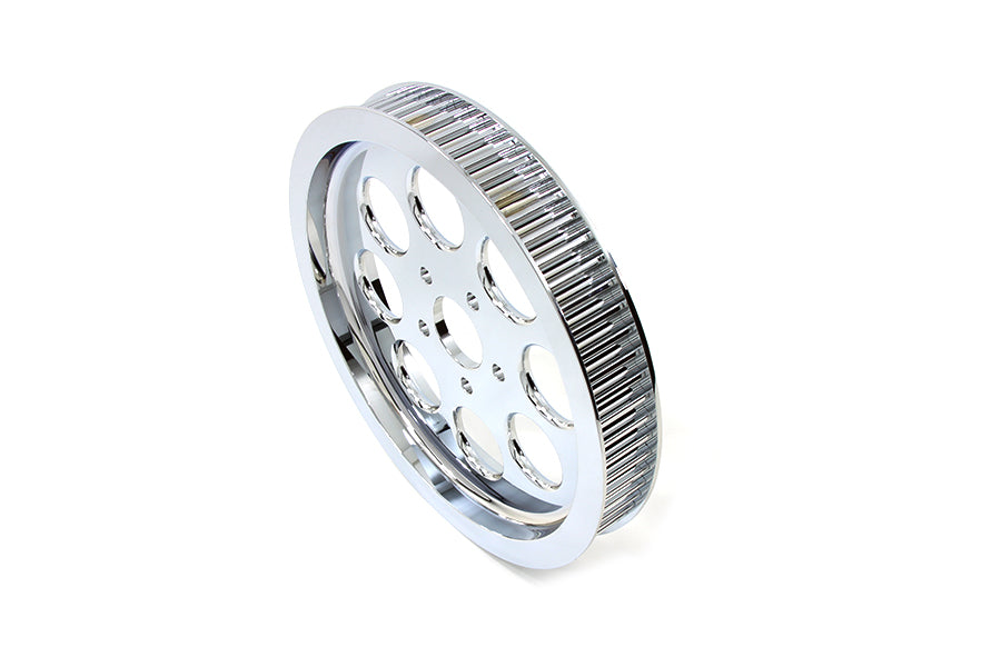 HARLEY Rear Drive Pulley 70 Tooth Chrome fits 1979-1984 FL, 4-speed 1979-1984 FX, 4-speed 1986-1999 FXST, 1986-1999 FLST, 1979-1999 FLH, 1979-1