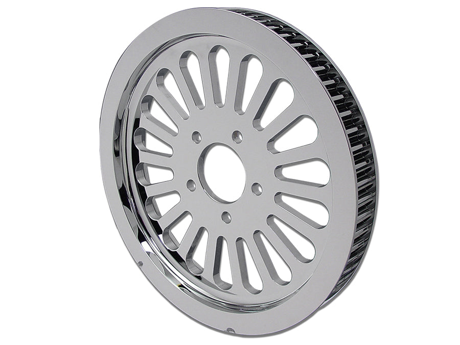 HARLEY Rear Pulley 65 Tooth Chrome fits 2000-2005 FXST, 2000-2005 FLST,
