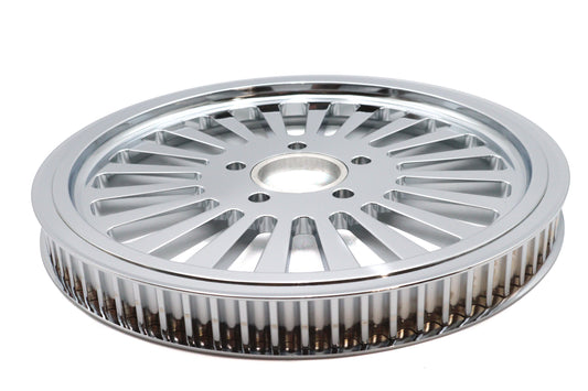 HARLEY King Spoke Rear Drive Pulley 70 Tooth Chrome Fits 0- Custom, Application for 1 belt."
