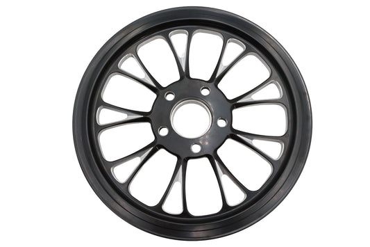 HARLEY Manhattan Rear Drive Pulley 70 Tooth Black Cut Fits 0- Custom, Application for 1 belt"