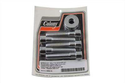 HARLEY Rear Pulley Bolt and Washer Kit Allen Type fits 2000-2006 FXST, spoke or cast wheel 2000-2005 FXD, spoke or cast wheel 2000-2006 FLST, spoke o