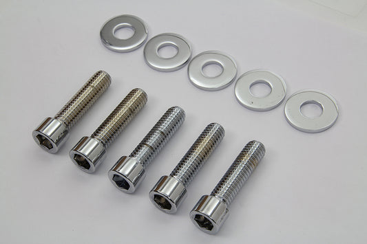 HARLEY Rear Pulley Bolt and Washer Kit Allen Style fits 1993-1996 FXST, cast wheel 1997-1998 FXD, cast wheel 1993-1996 FLST, cast wheel 1997-1998 FLT