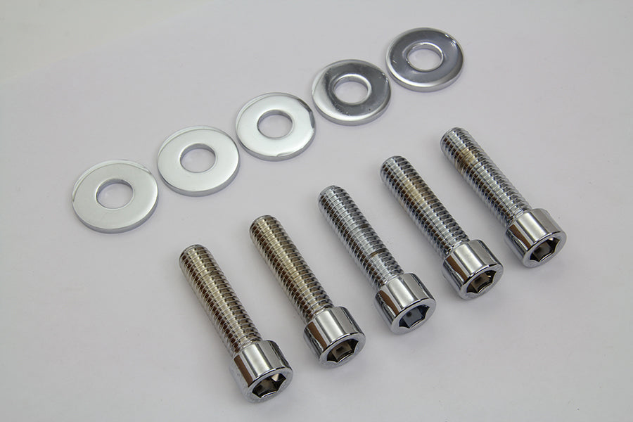 HARLEY Rear Pulley Bolt and Washer Kit Allen Style fits 1993-1996 FXST, cast wheel 1997-1998 FXD, cast wheel 1993-1996 FLST, cast wheel 1997-1998 FLT