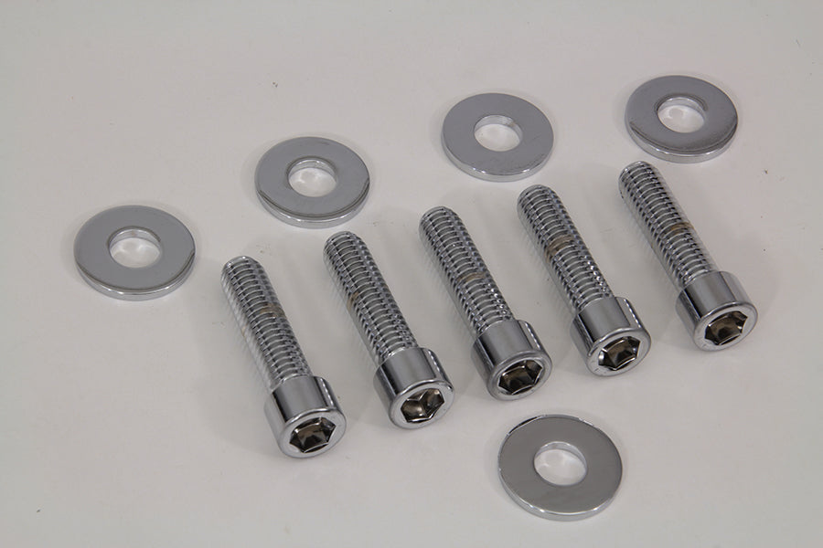 HARLEY Rear Pulley Bolt and Washer Kit Allen Style fits 1993-1996 FXST, cast wheel 1997-1998 FXD, cast wheel 1993-1996 FLST, cast wheel 1997-1998 FLT
