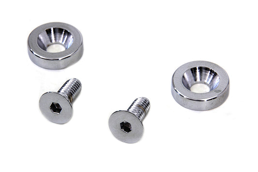 HARLEY Gas Tank Mount Kit Chrome Fits 1990-1999 FXST, 1990-1999 FLST,