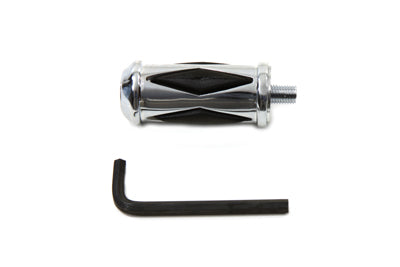 HARLEY Shifter Footpeg Chrome Diamond Shape fits 1952-1984 FL, 1979-UP FLT, 1971-1984 FX, 1984-UP FXST, 1986-UP FLST, 1982-1994 FXR, 1982