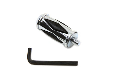 HARLEY Shifter Footpeg Chrome Diamond Shape fits 1952-1984 FL, 1979-UP FLT, 1971-1984 FX, 1984-UP FXST, 1986-UP FLST, 1982-1994 FXR, 1982