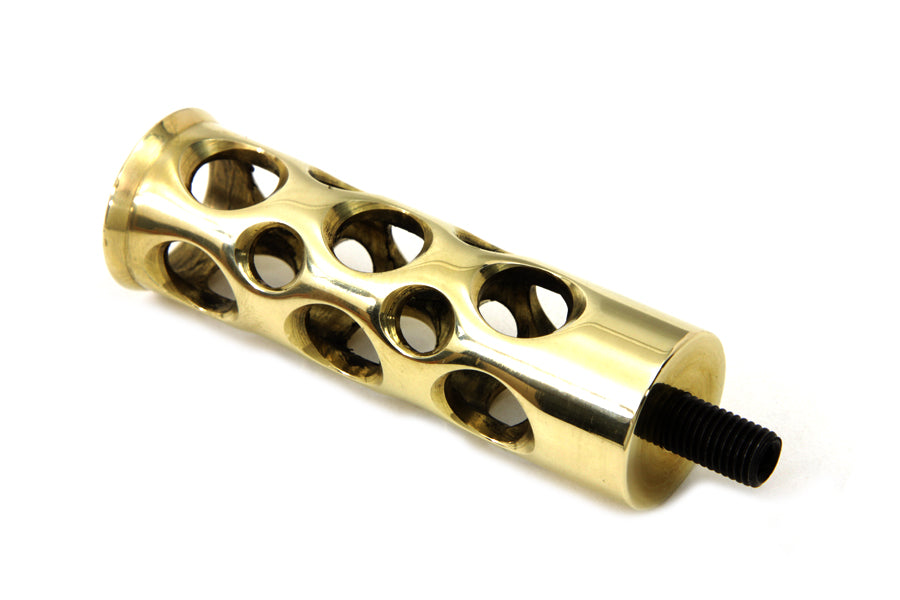 HARLEY Brass Swiss Cheese Shifter Peg fits 1952-1984 FL, 1971-1984 FX, 1979-UP FLT, 1979-UP FLT, 1984-1994 FXR, 1984-1994 FXR, 1984-UP FX