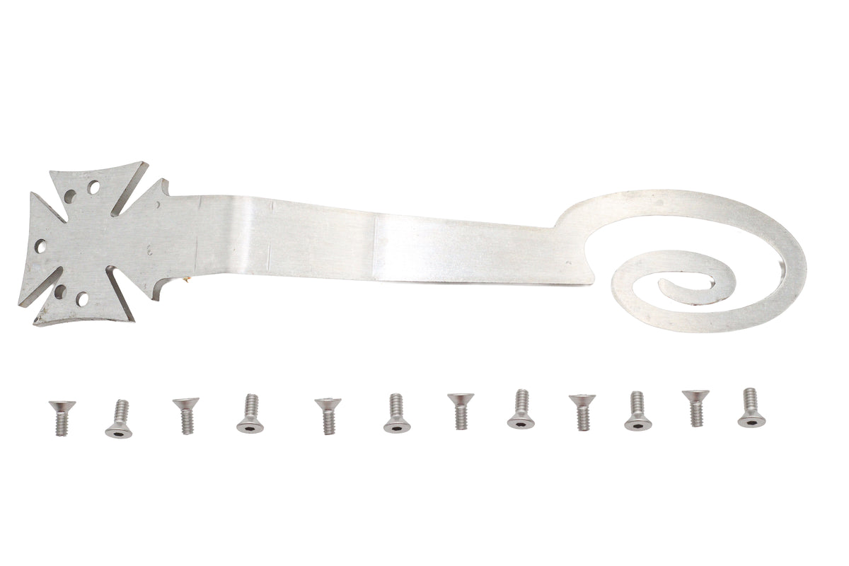 Indian Larry Jockey Shift Handle Natural Stainless Steel