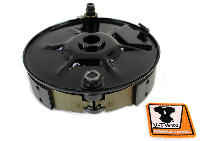 HARLEY Rear Mechanical Brake Backing Plate Kit Black fits 1936-1940 EL, 1941-1957 FL, 1937-1948 VL,