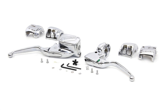 HARLEY Handlebar Control Kit Chrome fits 2017-2020 FLHT, 2017-2020 FLHX, 2017-2020 FLHR,