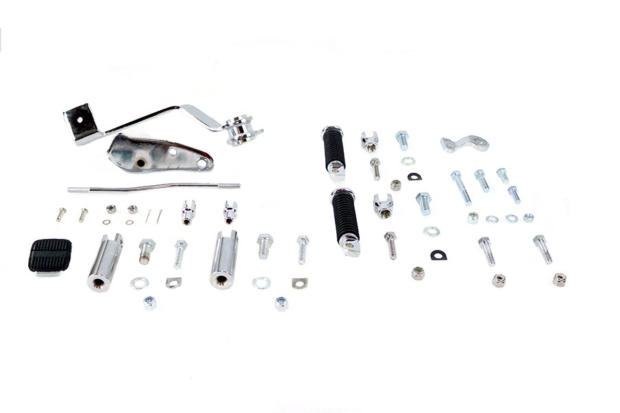 HARLEY Rigid Forward Brake Pedal Kit Chrome fits 1947-1957 FL,