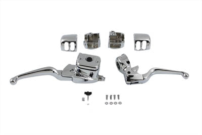 HARLEY Smooth Contour Handlebar Control Kit Chrome fits 1996-2006 FLT, does not work with cruise control 1996-2006 FXST, 1996-2006 FLST, 1996-200