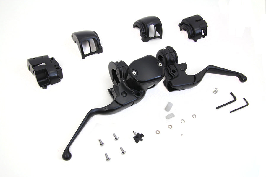 HARLEY Handlebar Control Kit Black fits 2014-UP XL, with ABS