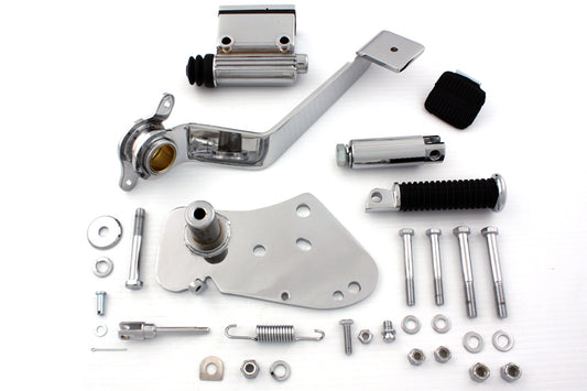 HARLEY Chrome Replica Forward Brake Control Kit Fits 0- Custom, application with hydraulic disc or