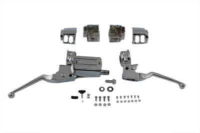 HARLEY Chrome Handlebar Control Kit fits 1982-1983 FX, 1982-1983 FXR, 1982-1983 XL,