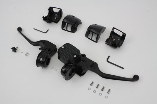 HARLEY Handlebar Control Kit Black fits 2007-2011 FXST, 2007-2011 FLST, 2007-2011 FXD, 2007-2011 FXDWG,