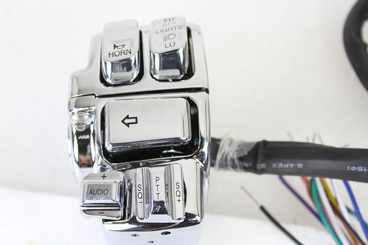 HARLEY Chrome Handlebar Control Kit fits 2008-2013 FLHT, 2008-2013 FLHR, 2008-2013 FLHX,