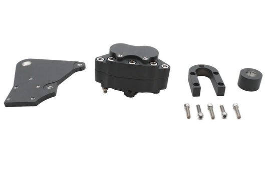 HARLEY Ultima 4-Kolben Vorderbremssattel-Kit Schwarz Passend für 1984-1999 FXST, außer FXSTS 1986-1999 FLST