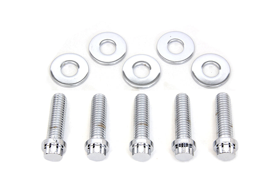 HARLEY Sprocket Bolt and Washer Kit fits 1973-1984 FL, with cast rear wheel including belt drive 1973-1984 FX, with cast rear wheel including belt dr